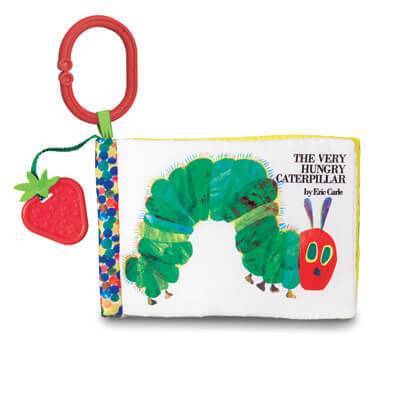 The Very Hungry Caterpillar Soft Book with Strawberry Teether