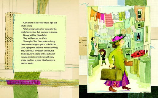 Interior of Brave Girl: Clara and the Shirtwaist Makers' Strike of 1909