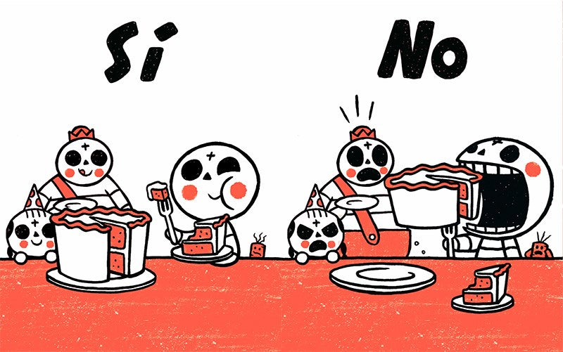 Skeletown: Sí. ¡No!  (Bilingual Edition)