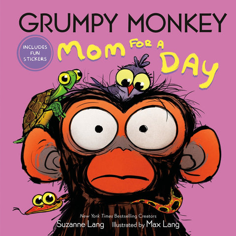 Grumpy Monkey Mom for a Day : Includes Fun Stickers