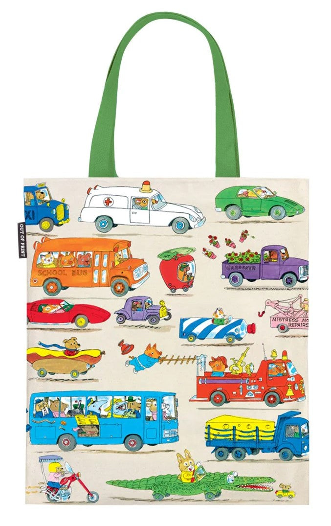 Richard Scarry: Cars and Trucks and Things That Go Tote Bag