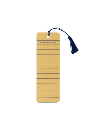 Library Card Bookmark