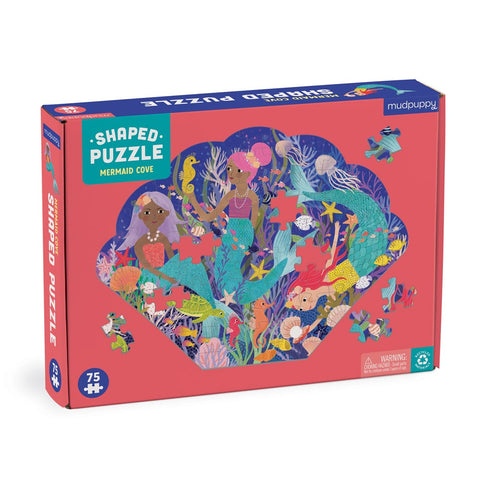 Mermaid Cove 75-Piece Shaped Scene Puzzle