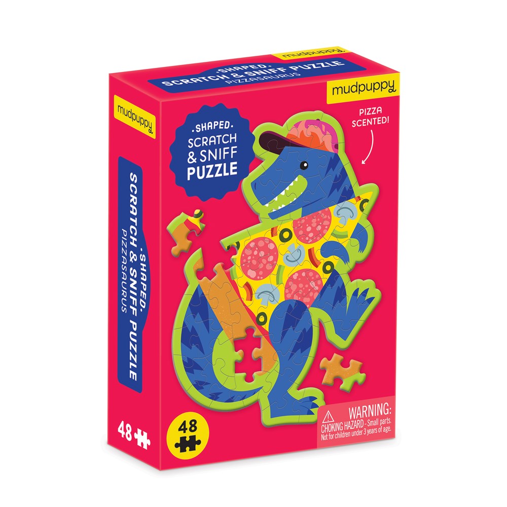Pizzasaurus 48-Piece Mini Scratch & Sniff Puzzle