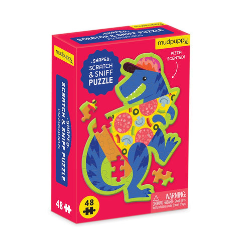 Pizzasaurus 48-Piece Mini Scratch & Sniff Puzzle