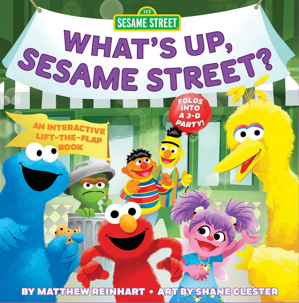 What's Up, Sesame Street? (A Pop Magic Book): Folds into a 3-D
