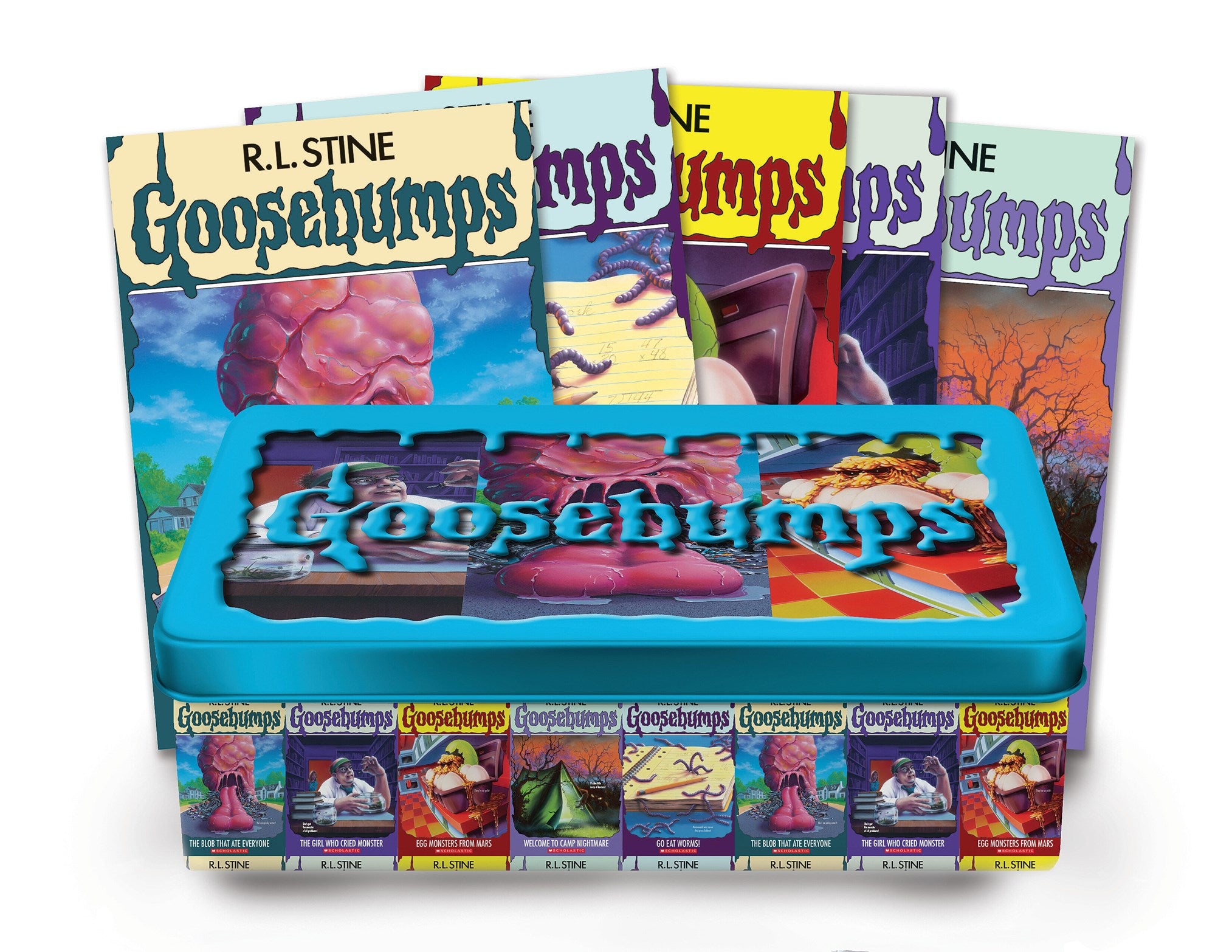 egg monsters from mars goosebumps Goosebumps Retro Terror Set: Limited Edition Tin