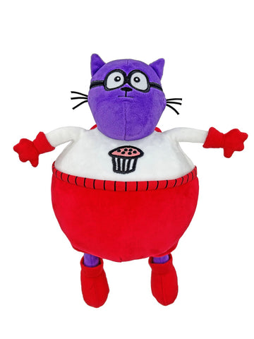 DOG MAN'S COMMANDER CUPCAKE Plush: 12.5" (#1985)