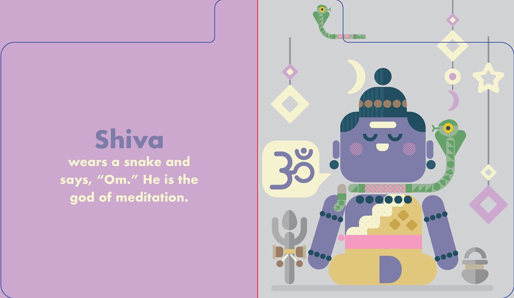 Ghee Happy Gods A Little Board Book of Hindu Deities Books of Wonder