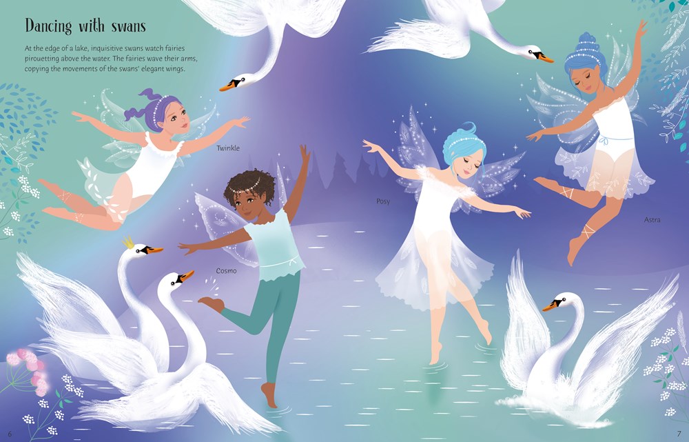 sticker dolly dressing dancing fairies Sticker Dolly Dressing