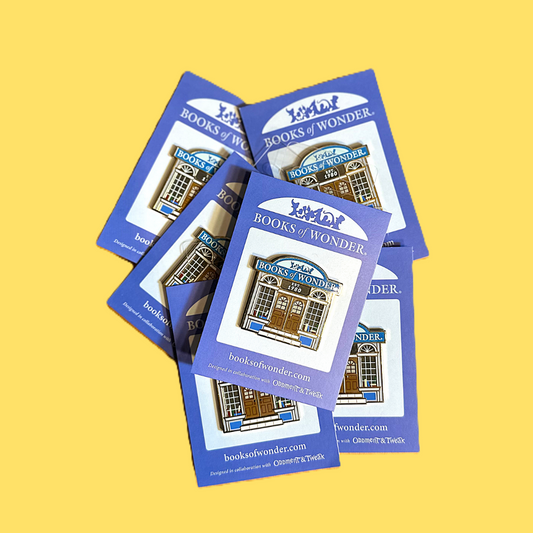 Books of Wonder Storefront Enamel Pin