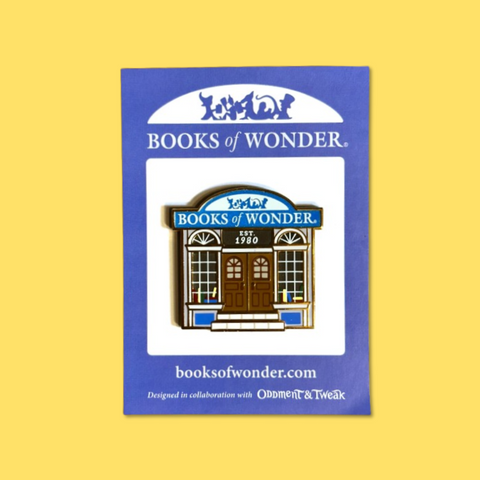 Books of Wonder Storefront Enamel Pin