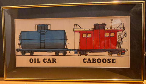 Oil Car and Caboose