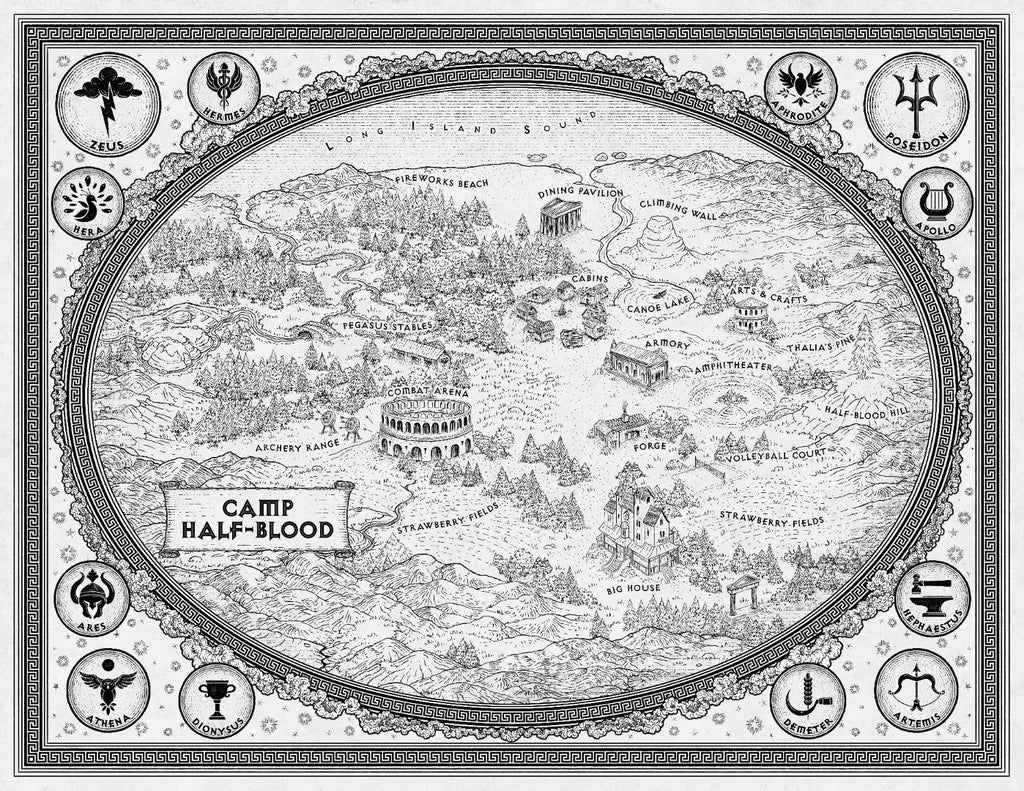 camp half blood map Wild Zone – Books of Wonder