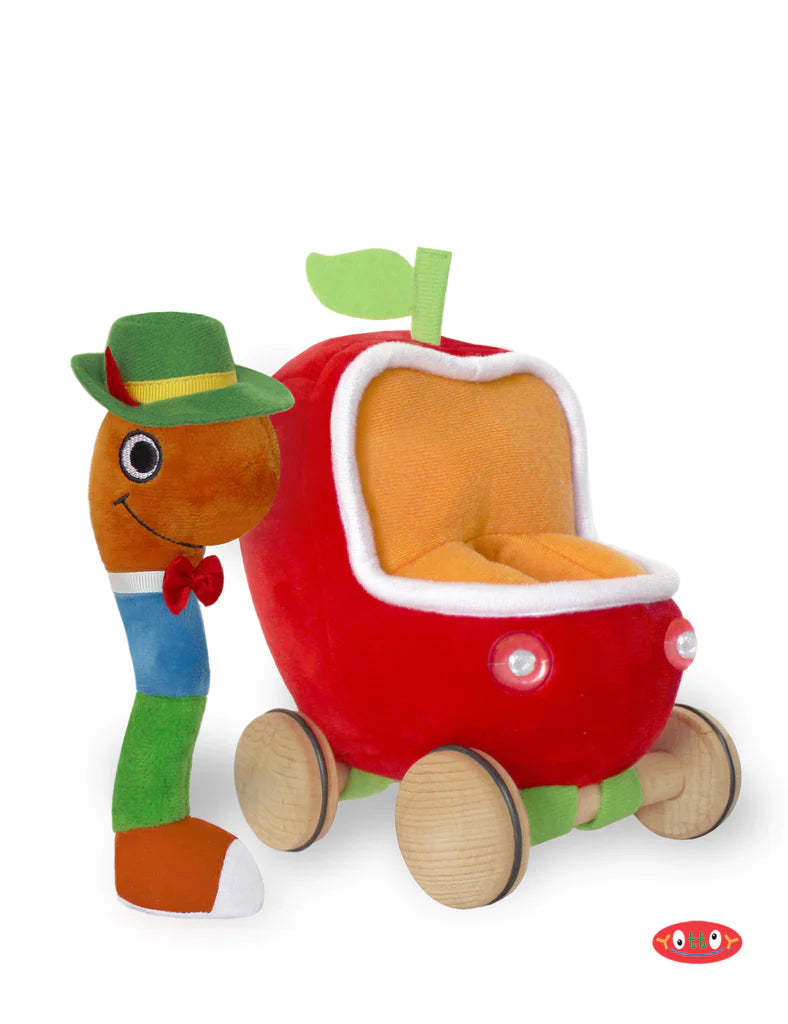 Lowly Worm Plush with Car (Richard Scarry's Busy World) – Books of Wonder