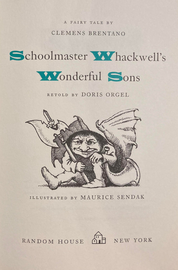 Schoolmaster Whackwell’s Wonderful Sons