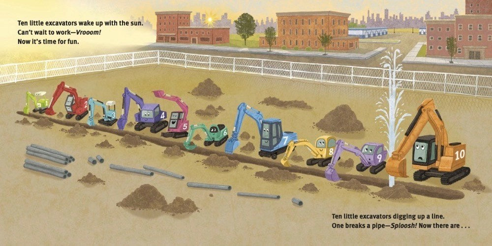 10 Little Excavators