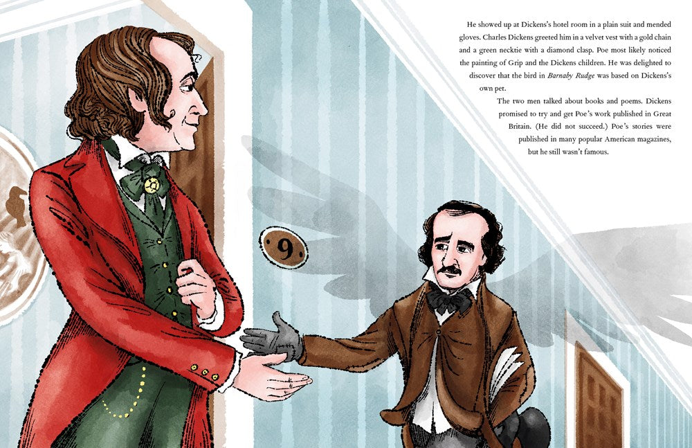 A Raven Named Grip : How a Bird Inspired Two Famous Writers, Charles Dickens and Edgar Allan Poe