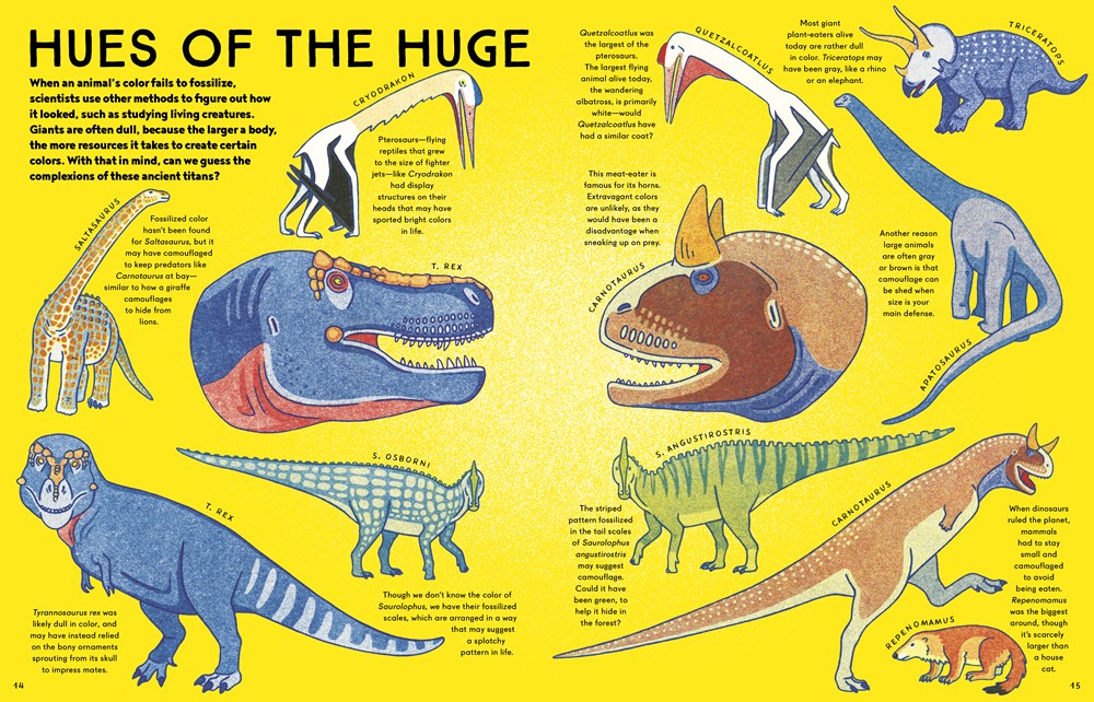Colors of the biggest Dinos