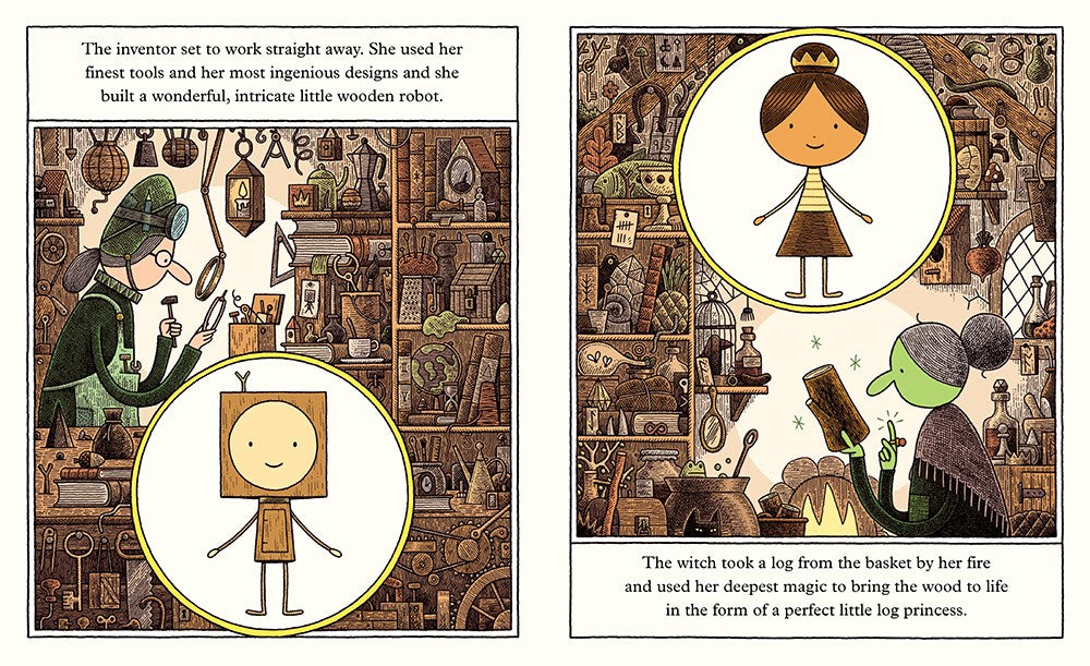 forbi Født Retningslinier The Little Wooden Robot and the Log Princess – Books of Wonder