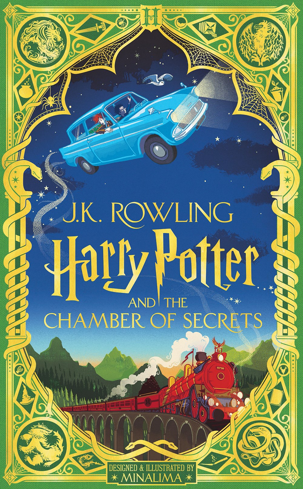 Sneak peek into MinaLima's illustrated Harry Potter and the Chamber of  Secrets