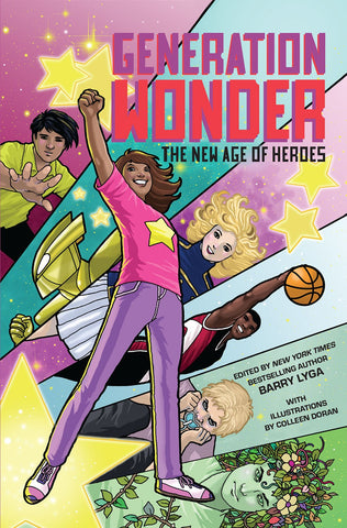 Cover for Generation Wonder, showing 7 young superheroes 