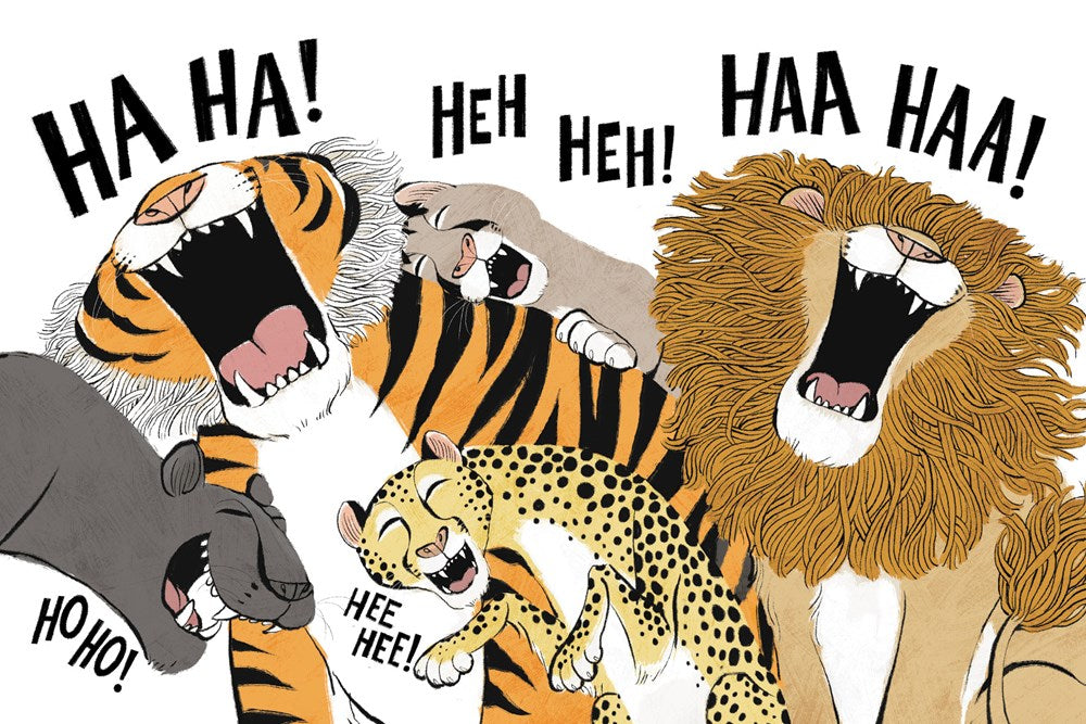 The big cats are laughing at simon