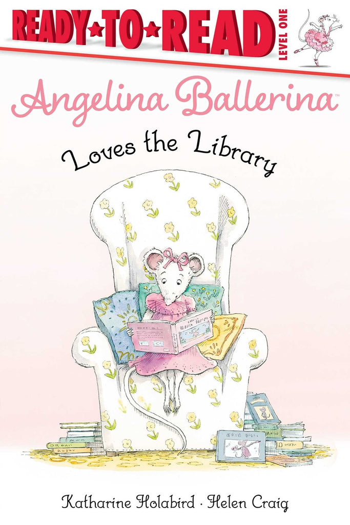 Cover of Angelina Ballerina Loves the Library 