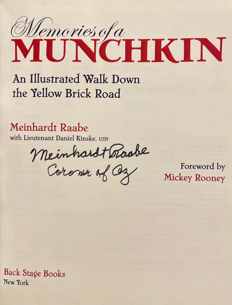 Memories of a Munchkin