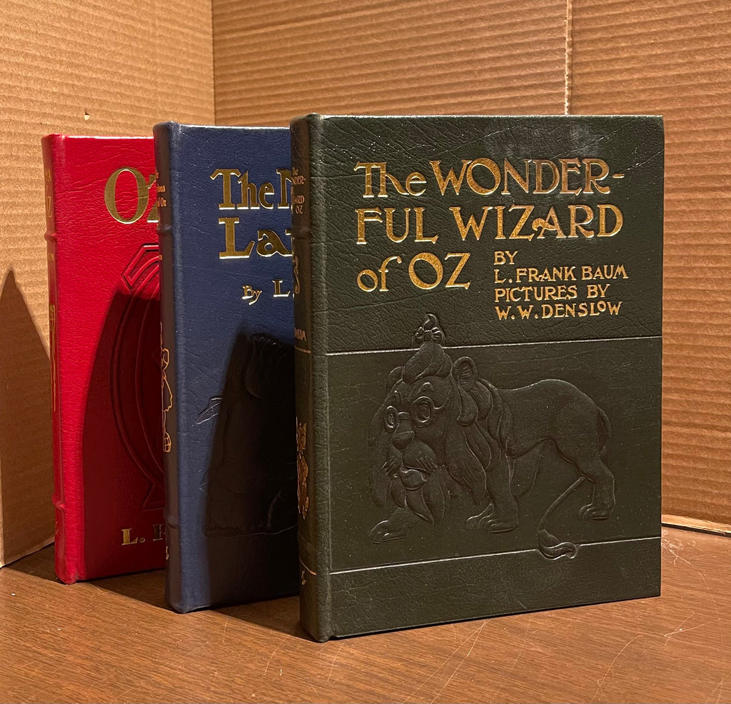 Set of Three Easton Press Wizard of Oz Books