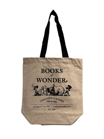 Books of Wonder Black Canvas Tote Bag