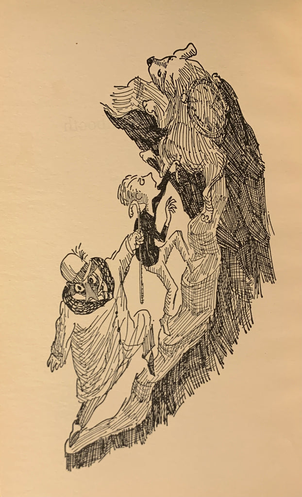 Internal black and white illustration from The Phantom Tollbooth