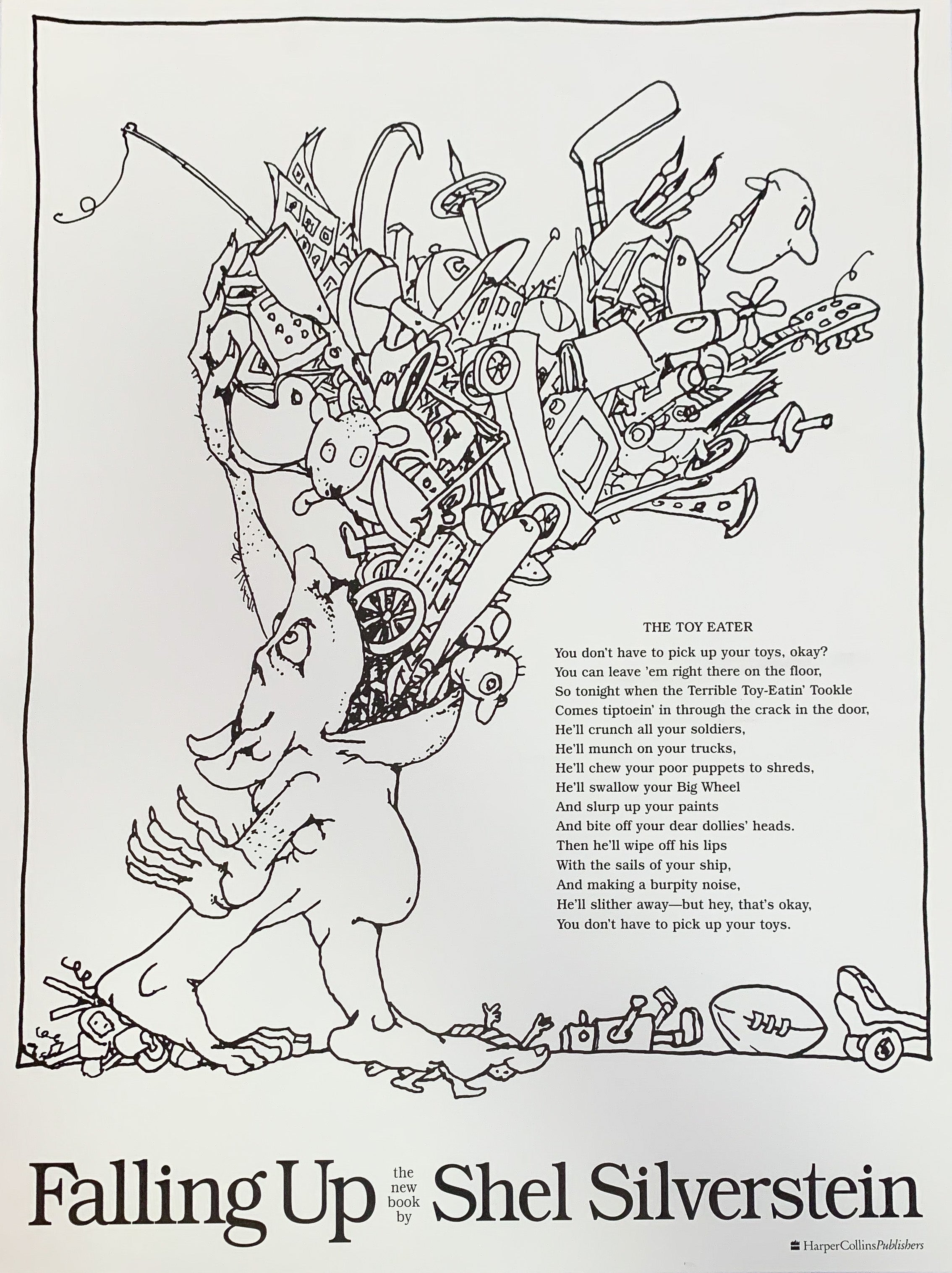 Shel Silverstein Drawings Falling Up