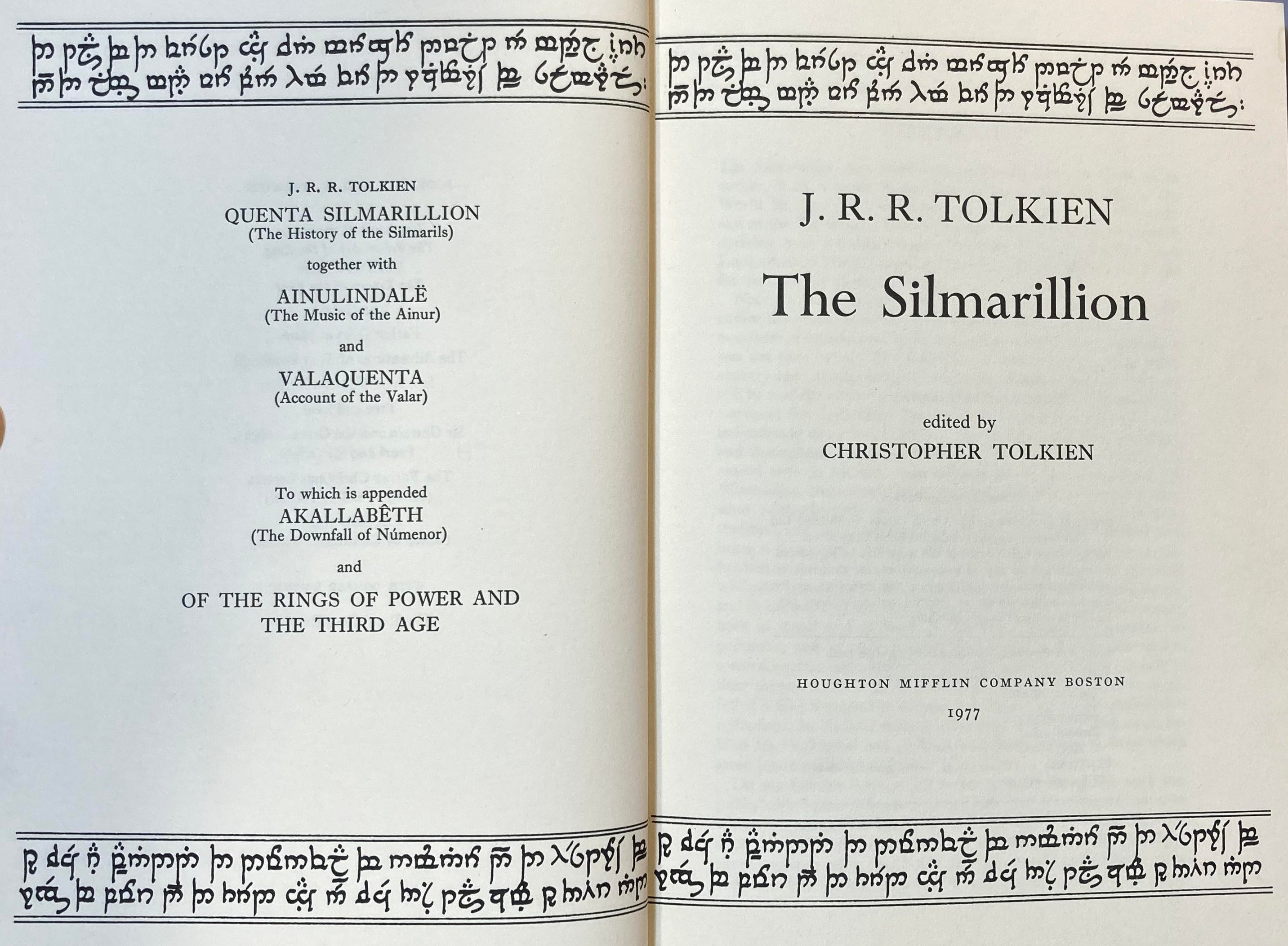 Il Silmarillion - J.R.R. Tolkien - Rusconi - 1978 - flexible_cover