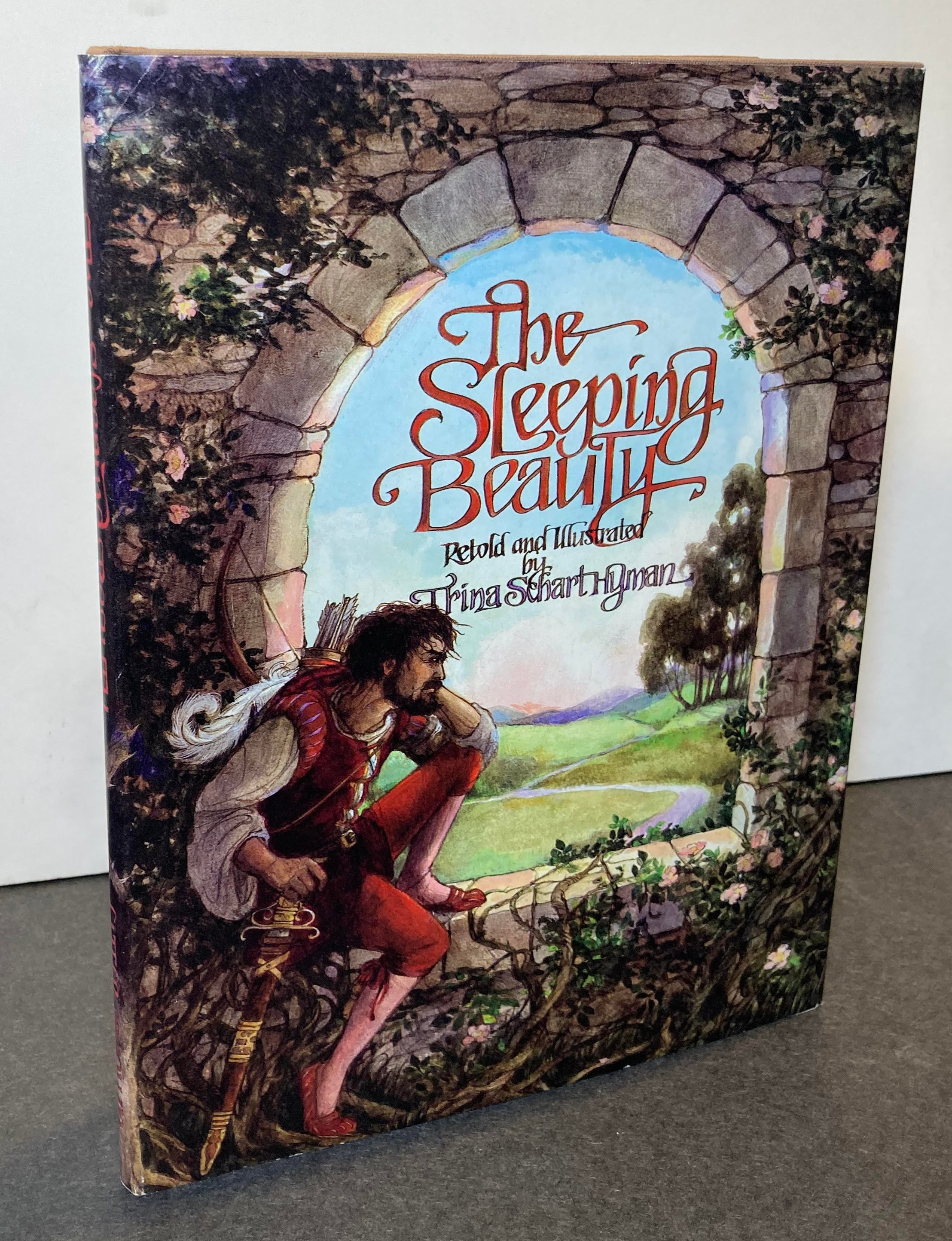 Vintage Sleeping Beauty Book Cover, Fairy Tale Tote Bag by