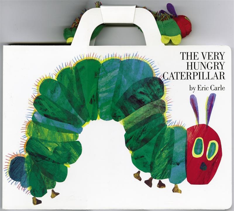 Very Hungry Caterpillar Giant Board Book and Plush package