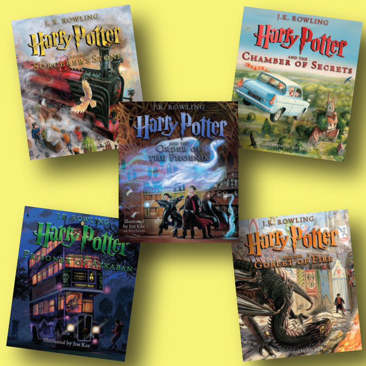 Illustrated Edition Harry Potter Book Set Free Harry Potter The